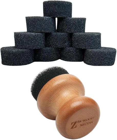 Handheld Applicator with 10 Replaceable Sponge Heads